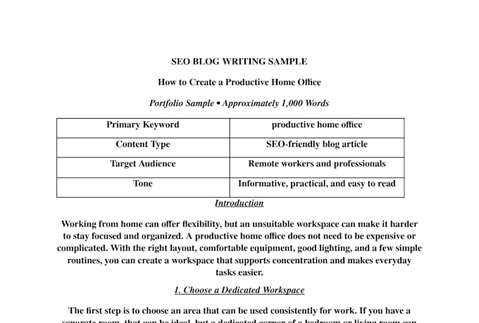 write engaging SEO blog posts and articles for your website